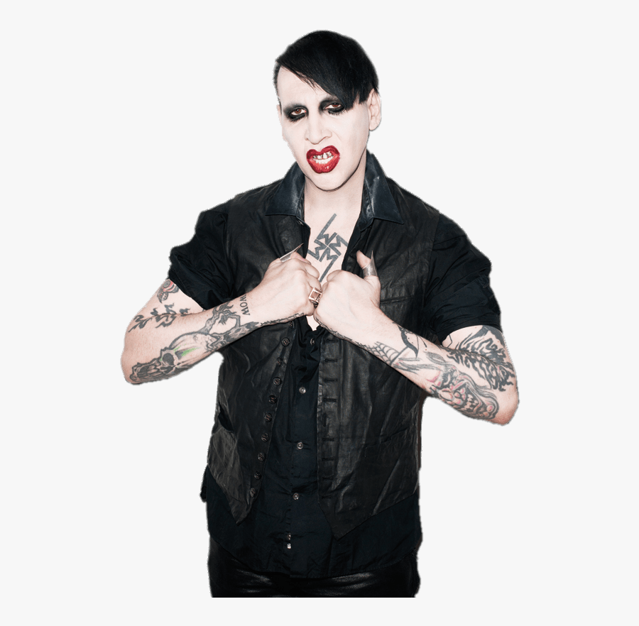 Marilyn Manson Showing Tattoo Clip Arts - Marilyn Manson Png, Transparent Clipart