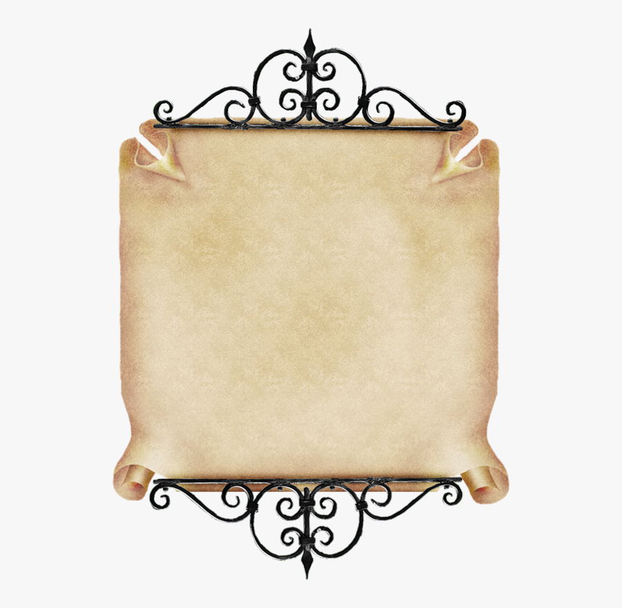 Scroll Vintage Parchment Paper Png Hd - Parchment Paper Scroll Vintage Png, Transparent Clipart
