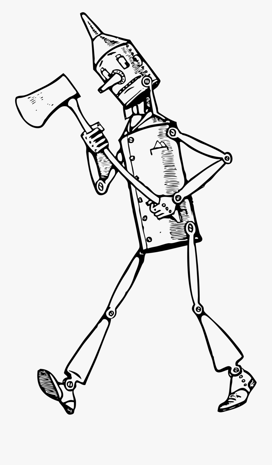 The Tin Woodsman Clip Arts - Wonderful Wizard Of Oz Tin Woodman, Transparent Clipart