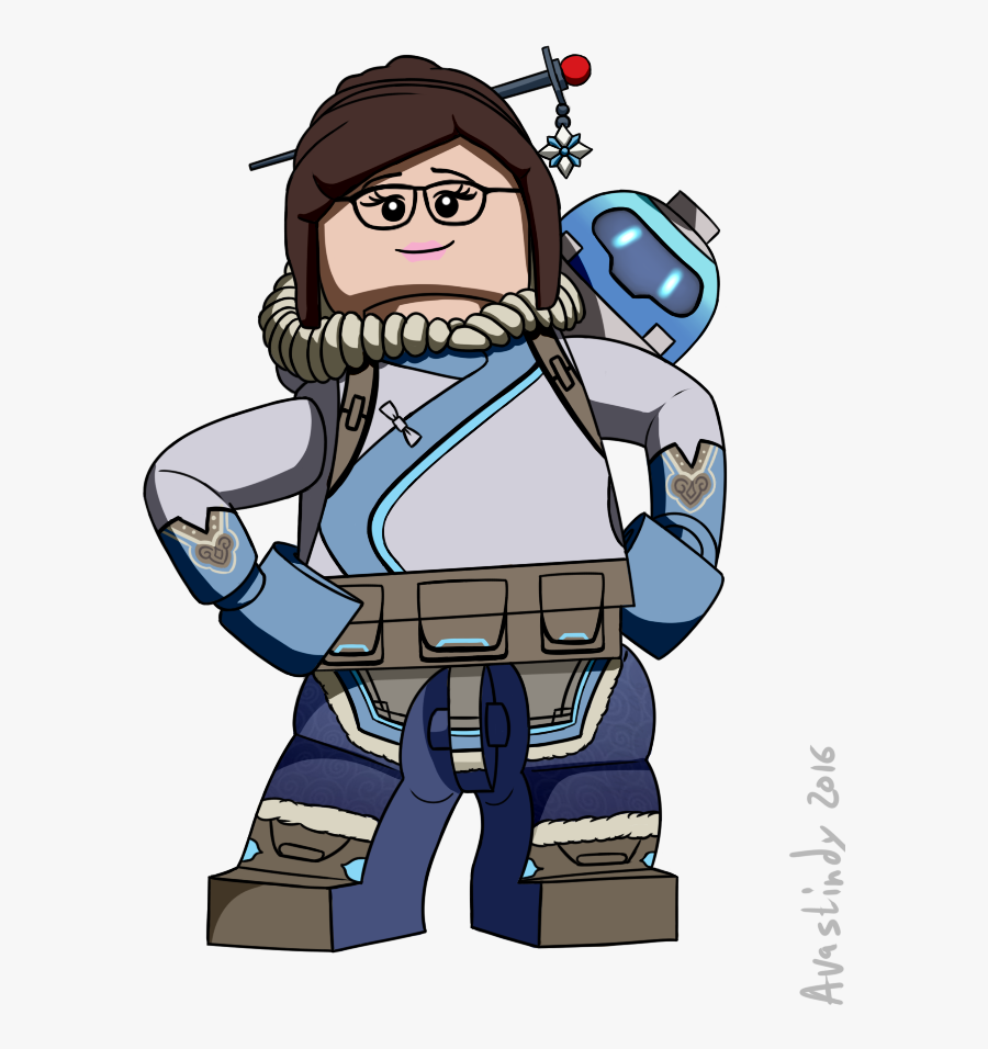 Overwatch Lego Dimensions Cartoon Fictional Character - Lego Overwatch Mei, Transparent Clipart