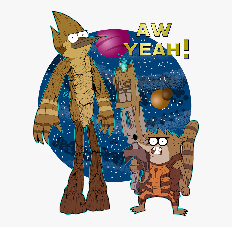 Transparent Guardians Of The Galaxy Clipart - Regular Show Guardians Of The Galaxy Meme, Transparent Clipart