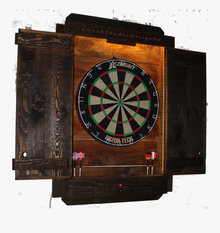 Dartboard Cabinet Light Led, Transparent Clipart