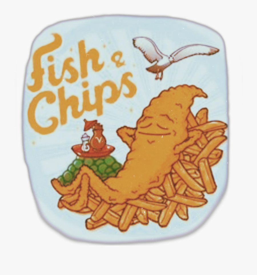 #fish #chips #food - Fish And Chips Png Cartoon, Transparent Clipart