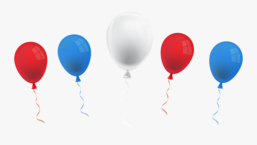 Free 4th Of Clipart Balloons - 4th Of July Transparent, Transparent Clipart