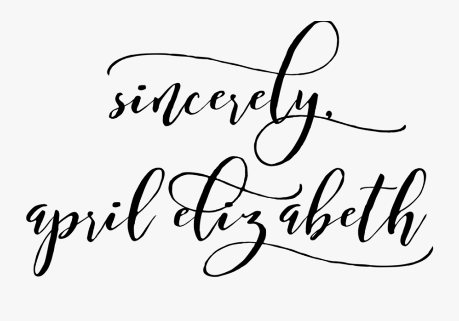 Calligraphy, Transparent Clipart