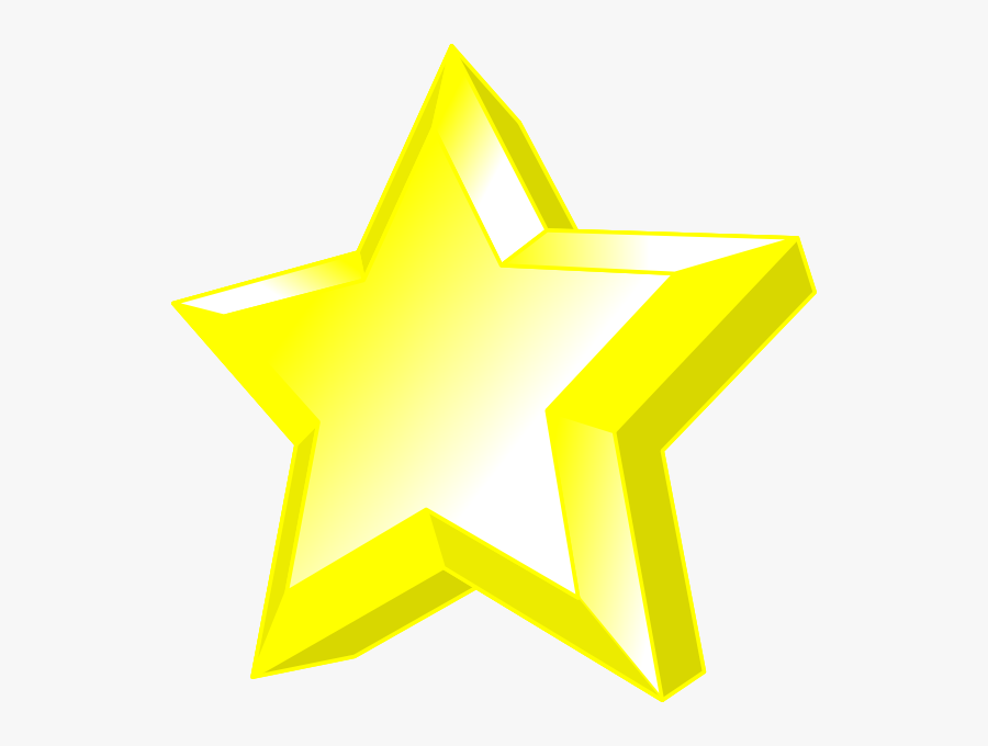 3d Star Clip Art - Graphic Design, Transparent Clipart