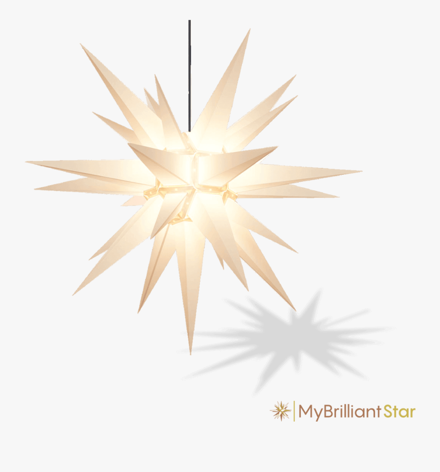 Original Herrnhut Plastic Star, White, ~ 130 Cm / 51 - Herrnhuter Stern Außenbereich, Transparent Clipart