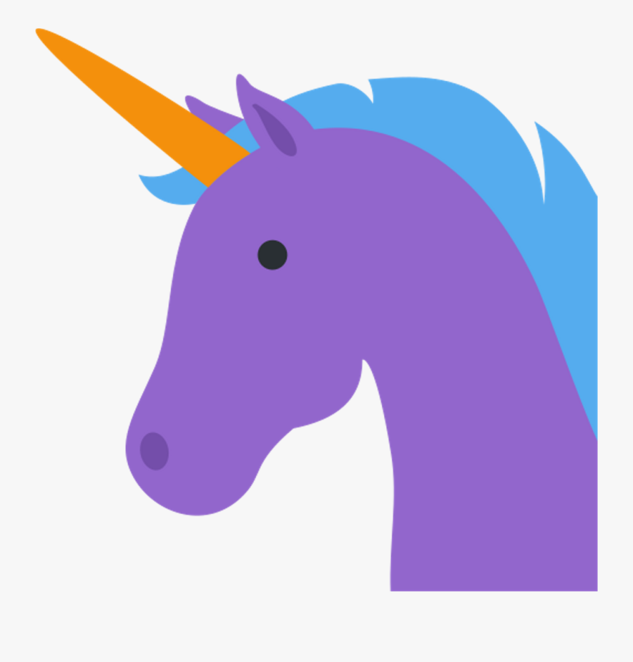 Unicorn Emoji Google Clipart , Png Download - Emoji De Unicórnio, Transparent Clipart
