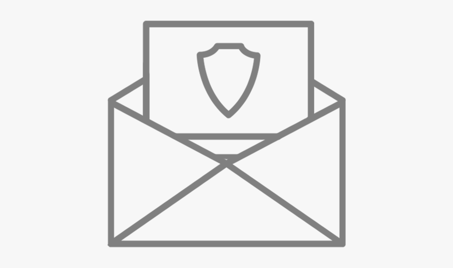 College Letter - Mail Icon For Business Card, Transparent Clipart