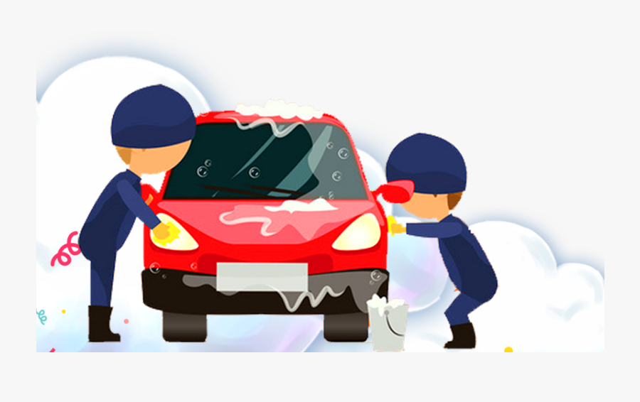 Mazda Man - Car Wash Png Cartoon, Transparent Clipart