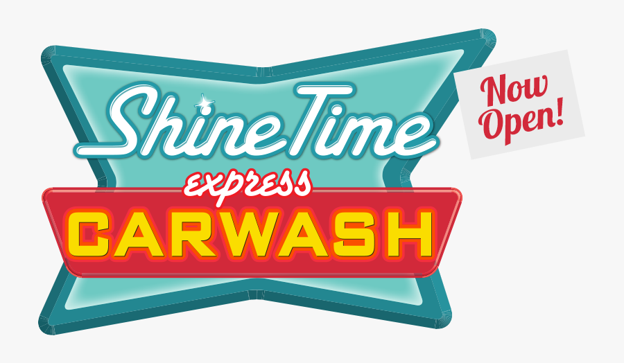 Shine Time Express Carwash - Graphic Design, Transparent Clipart