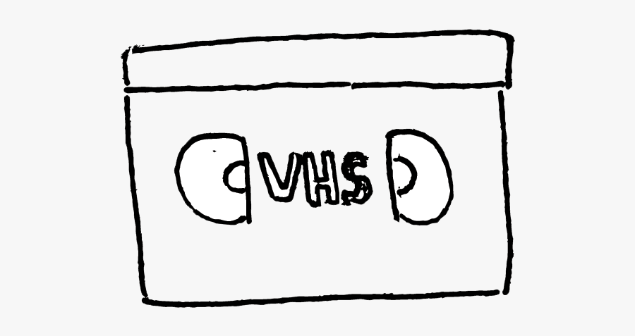 Video Tapes - Line Art, Transparent Clipart
