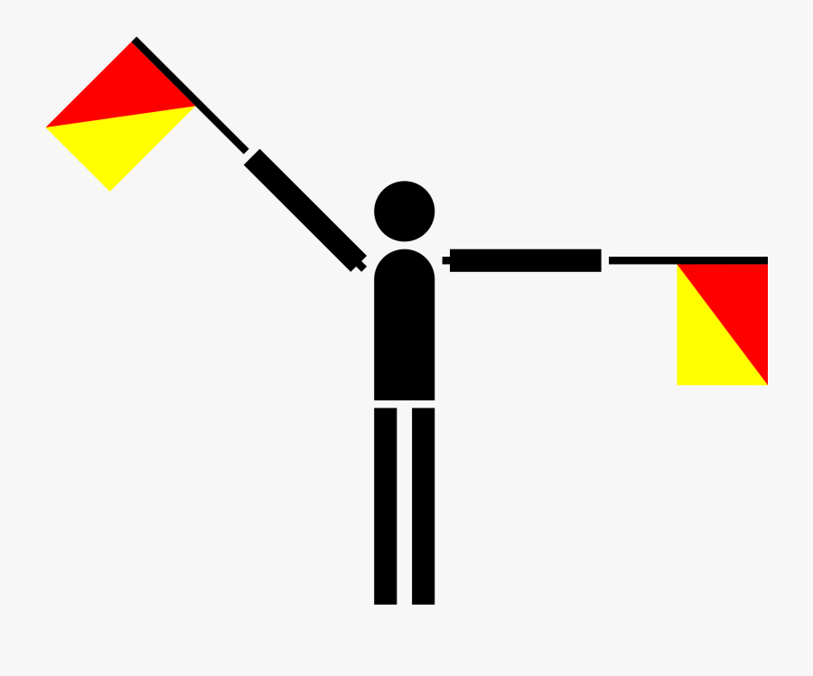 Semaphore Yankee Clip Arts - Semaphore Flag Png, Transparent Clipart