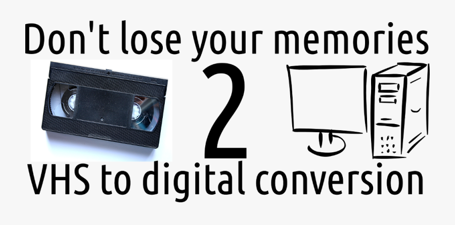 Vhs2digbannerpageresize - Computer Clip Art, Transparent Clipart
