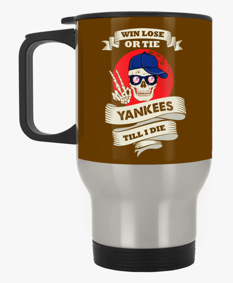 Skull Say Hi New York Yankees Mugs - Mug, Transparent Clipart
