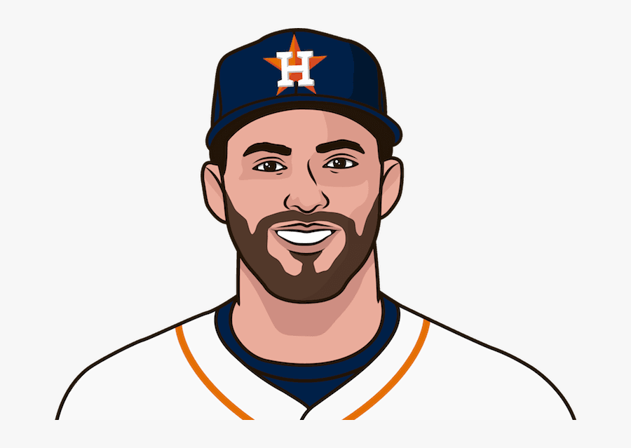 Houston Astros Players Cartoons, Transparent Clipart