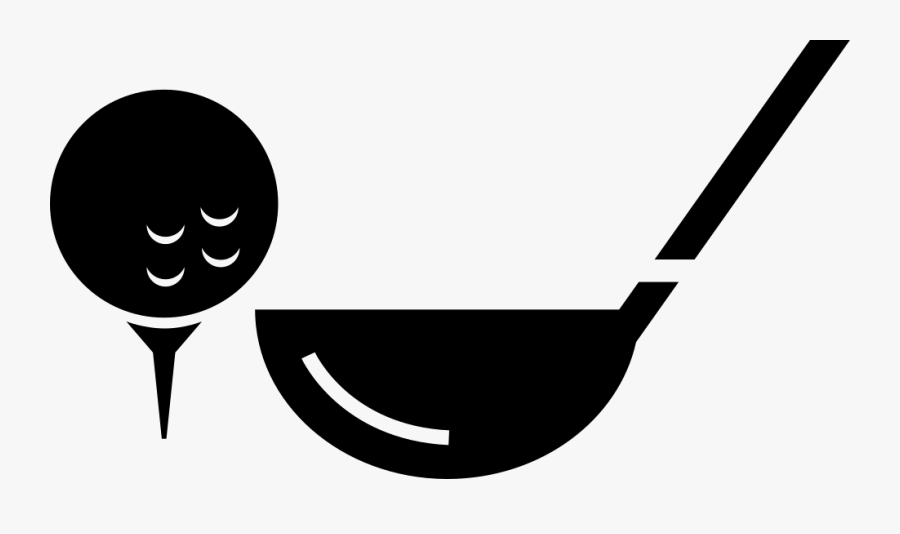 Golf Ball And Club, Transparent Clipart