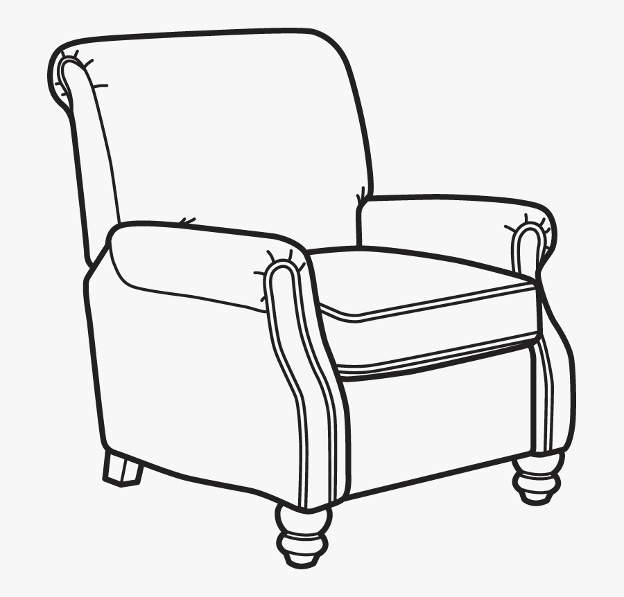 Easy Chairs To Draw, Transparent Clipart