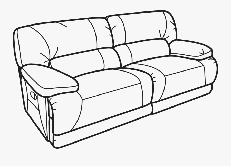 Studio Couch, Transparent Clipart