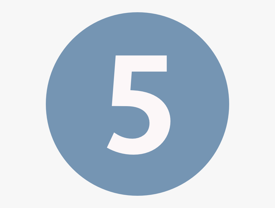 Five Svg Clip Arts - 5 Cartoon Number, Transparent Clipart