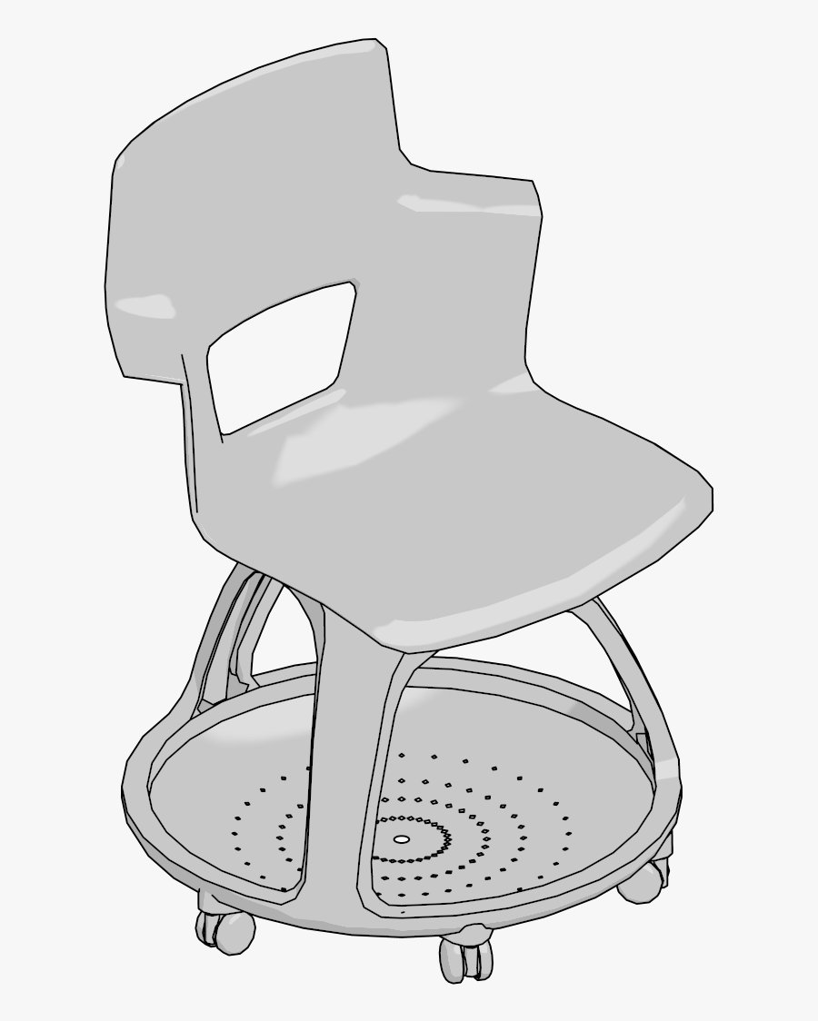 Office Chair, Transparent Clipart