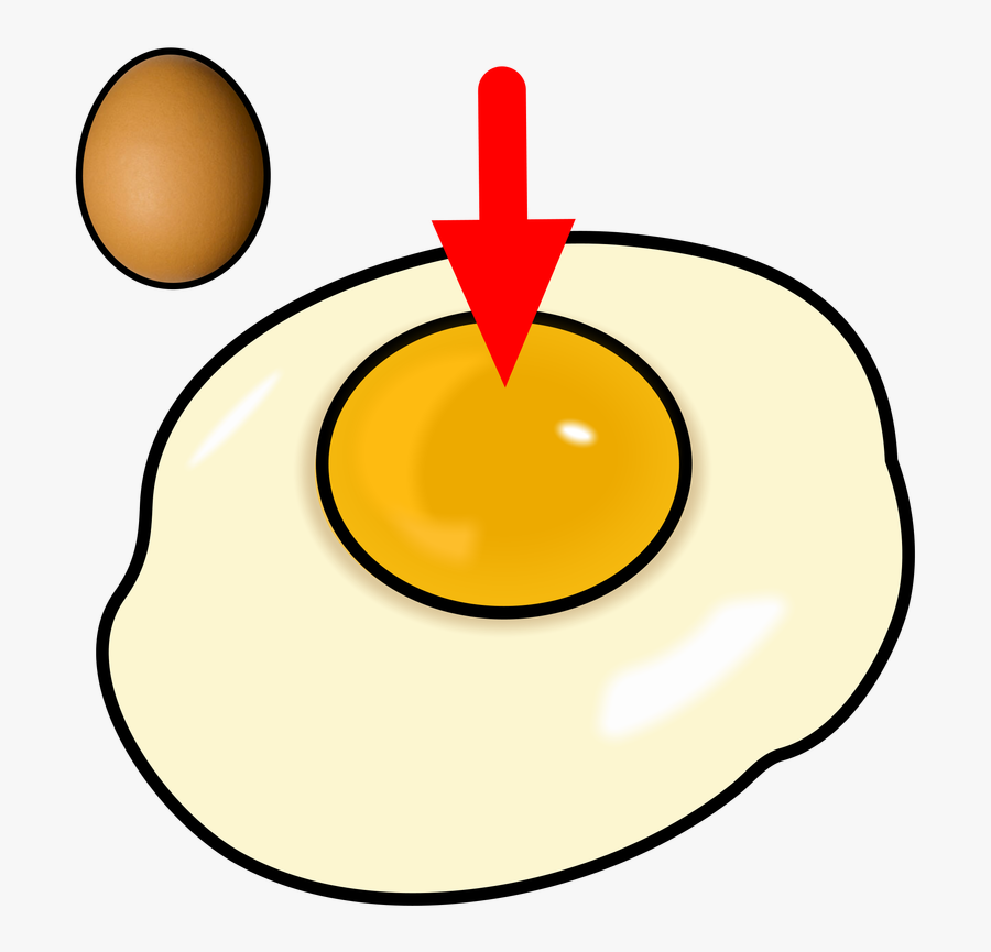 Egg Clipart Scrambled Egg - Clip Art Of Yolk, Transparent Clipart