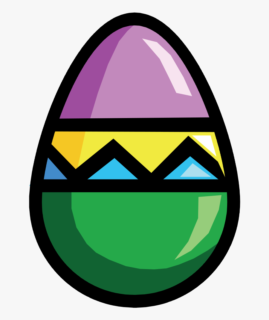 Painted Easter Egg - E Is For Ear, Transparent Clipart