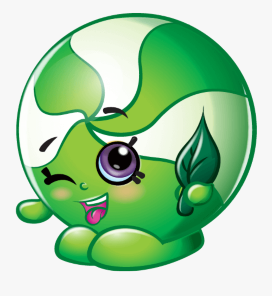 #mq #green #mint #leaf #emoji #emojis - Minnie Mintie Shopkin, Transparent Clipart