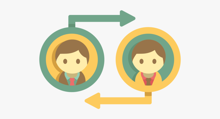 Business To Business Icon, Transparent Clipart