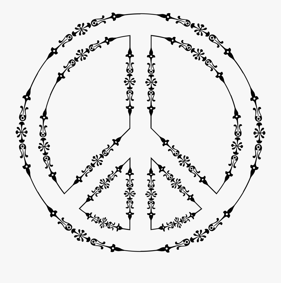 Sign Svg Peace - Transparent Peace Symbol, Transparent Clipart