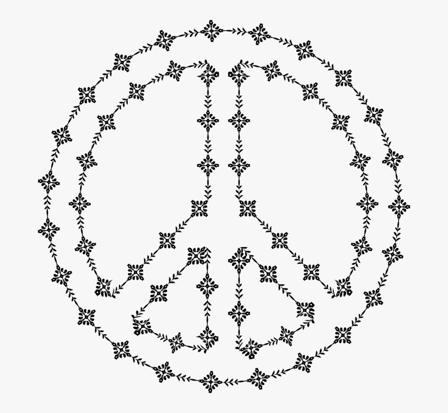 Line Art,plant,symmetry - Circle, Transparent Clipart