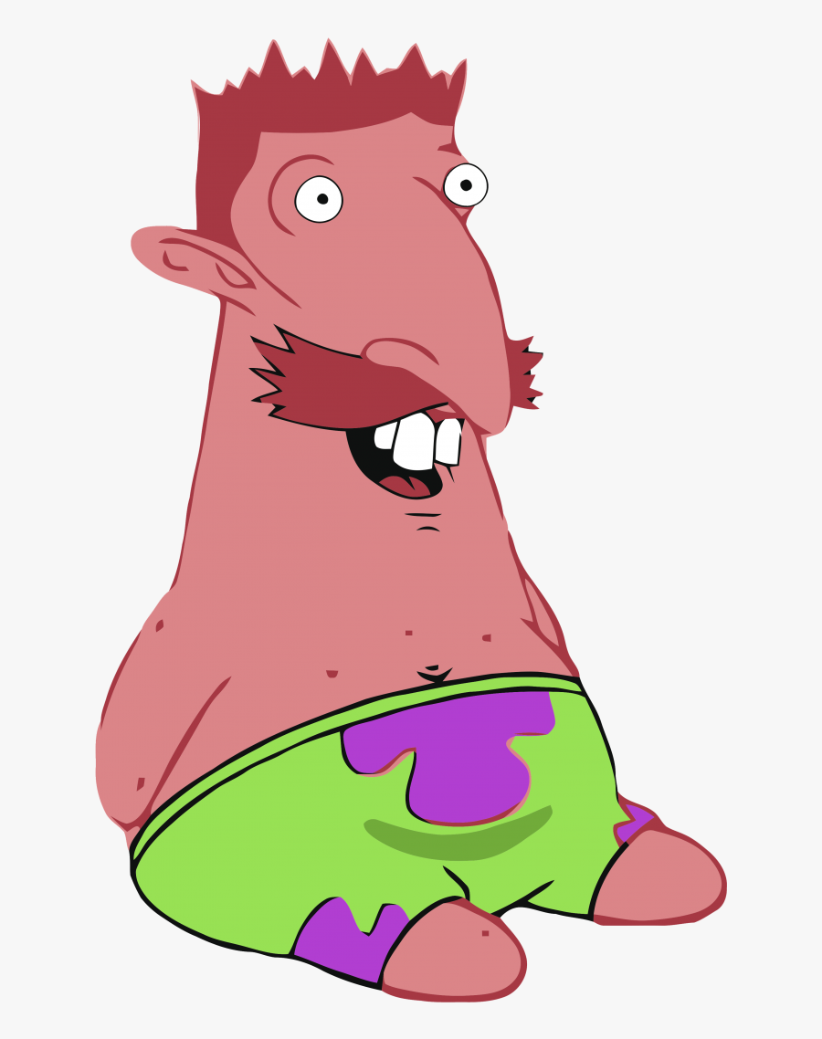 Cartoon,nose,clip - Nigel Thornberry Patrick Star, Transparent Clipart