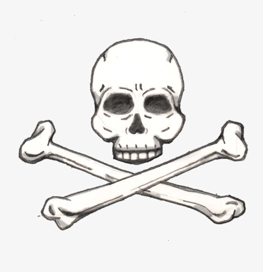 Skullandcrossbones2 - Skull, Transparent Clipart