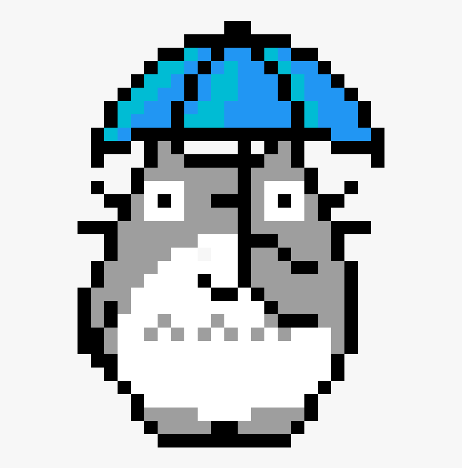 Pixel Art De Totoro, Transparent Clipart