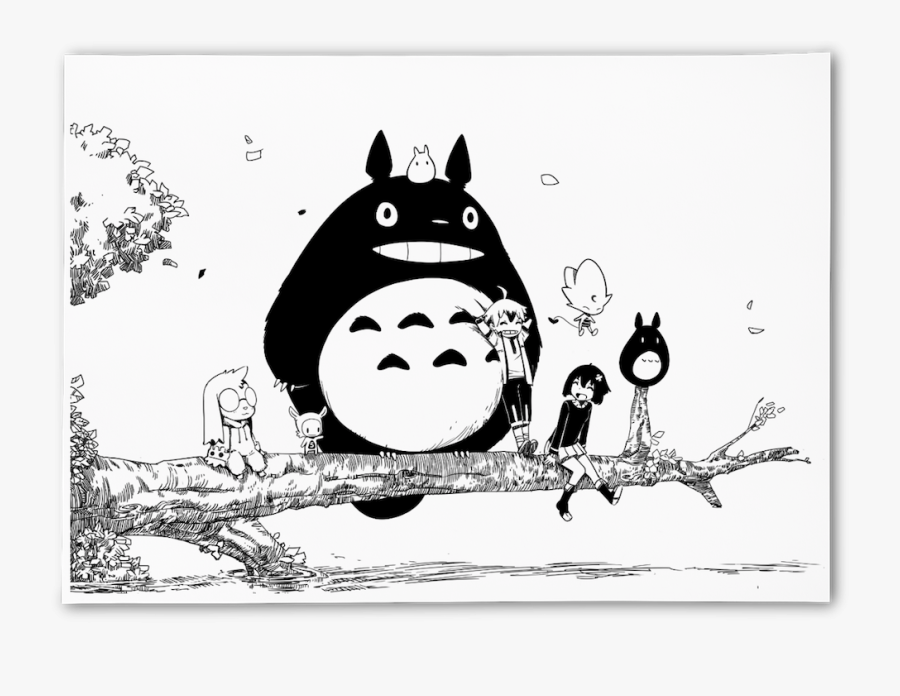 Totoro Manga, Transparent Clipart