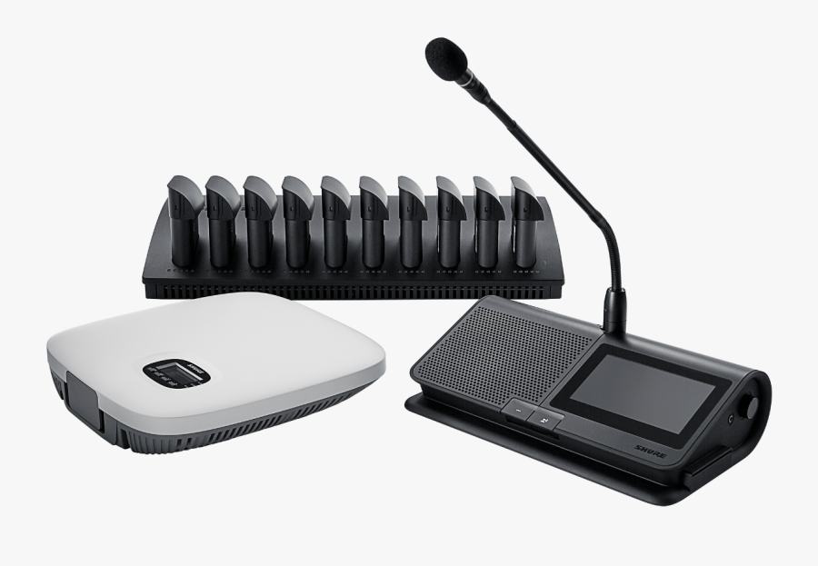 Shure Microflex Complete Wireless, Transparent Clipart