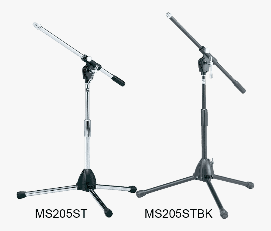 Mic Stand Short Boom Black - Microphone Stand, Transparent Clipart