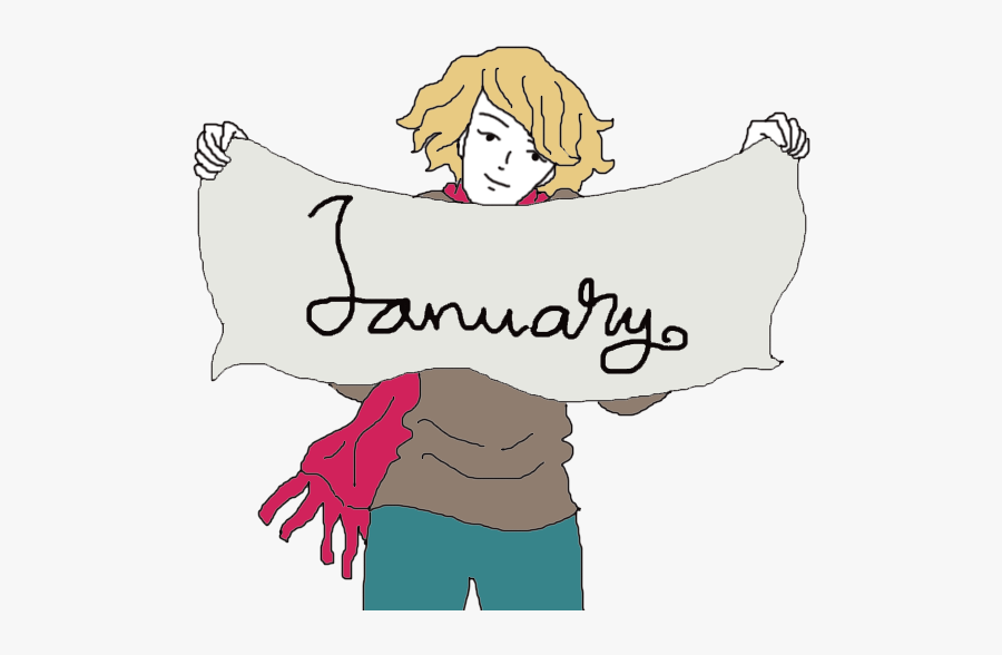 January - Cartoon, Transparent Clipart