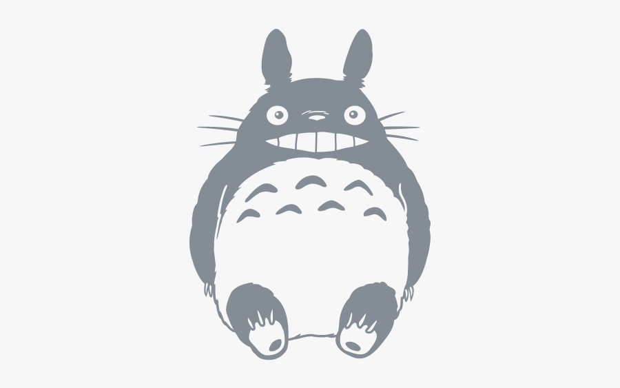Pegatina Totoro Vinilo - Totoro Wallpaper Iphone, Transparent Clipart
