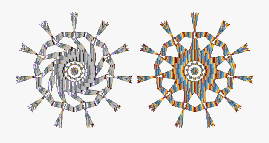 Two Mandalas For The Price Of One Clip Arts - Circle, Transparent Clipart