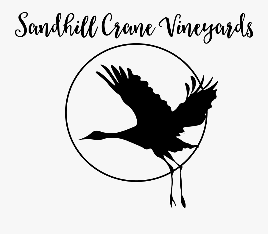 Sandhill Crane Vineyards Wine Common Grape Vine Logo - Crane Kids Logo, Transparent Clipart