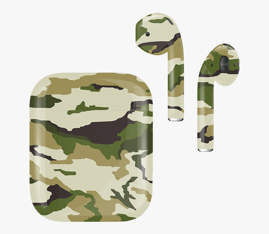 Oem Airpod Wireless Headset , Eromman Marketplace - Camouflage Airpods, Transparent Clipart