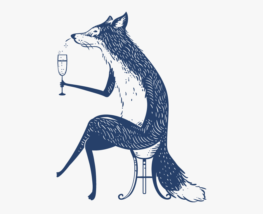 Wine Fox, Transparent Clipart