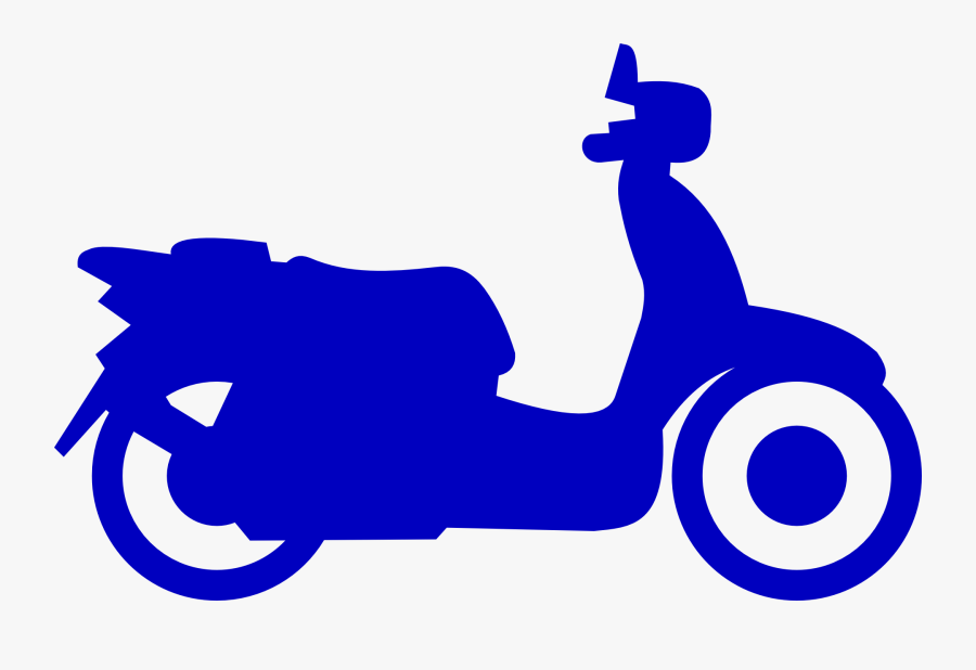 Scooter Car Moped Vespa Clip Art - Scooter Clip Art, Transparent Clipart