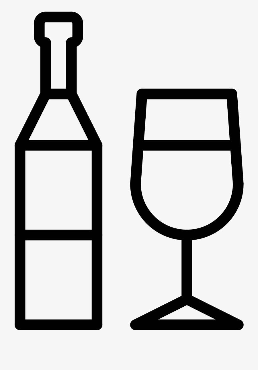 Glass Bottle, Transparent Clipart