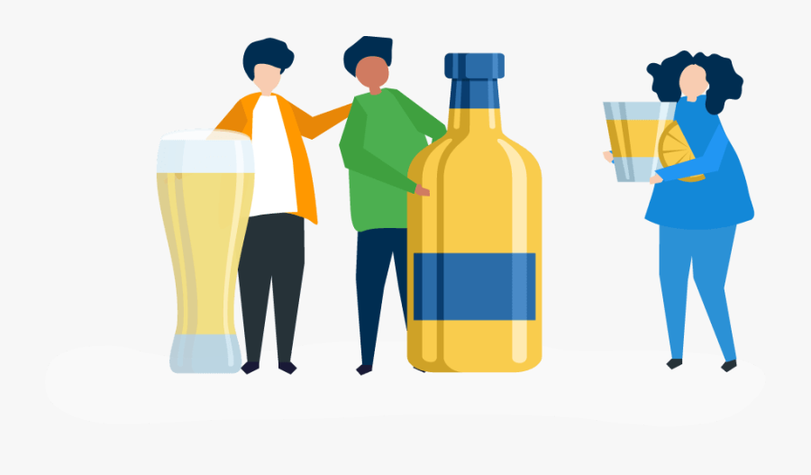 Alcohol Delivery Software, Transparent Clipart