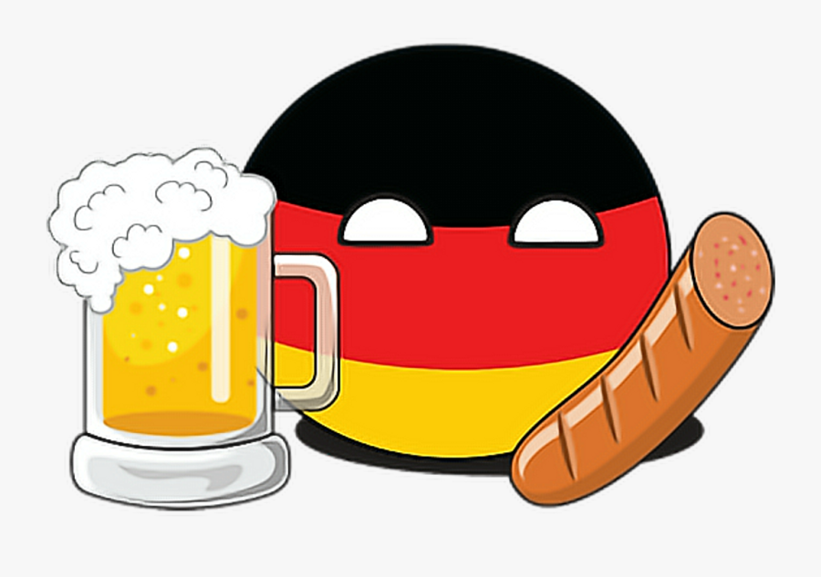 German Ball With Beer Clipart , Png Download - German Beer Sticker Png, Transparent Clipart