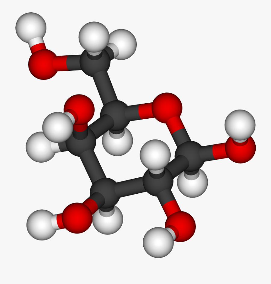 Galactose 3d Balls - Galactose Molecule, Transparent Clipart