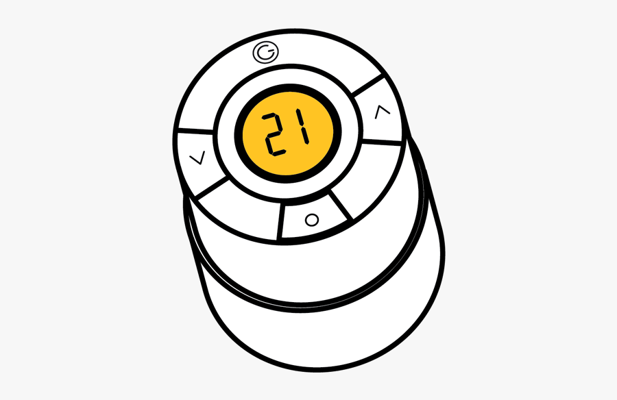 Genius Radiator Valve - Circle, Transparent Clipart