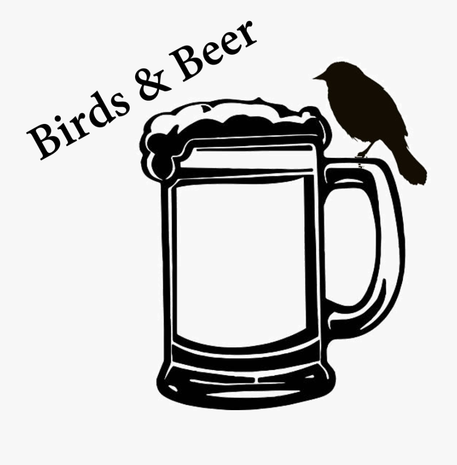Beer Mug Black And White, Transparent Clipart